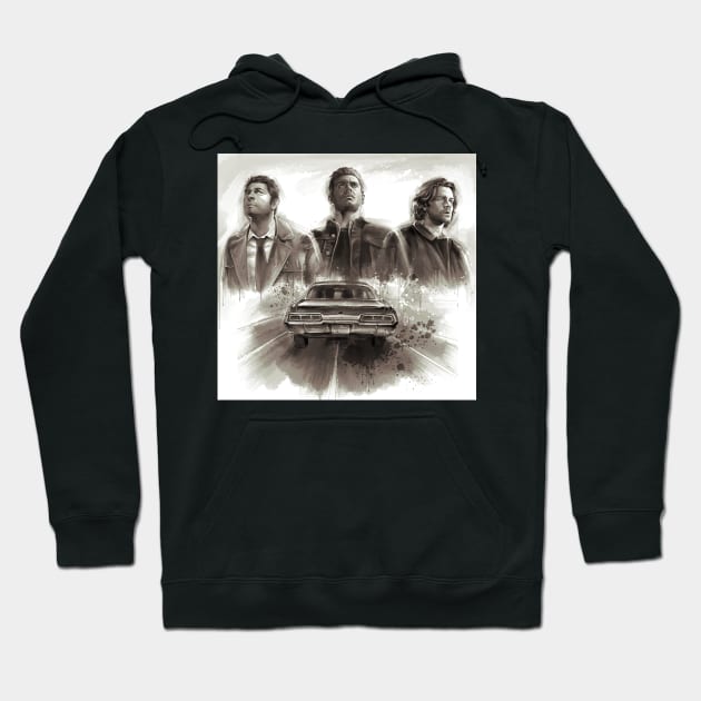 Supernatural - End of Journey Hoodie by GioGui